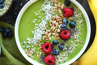 Super Green Smoothie Bowl (plant based)