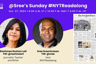 I was on @Sree’s Sunday #NYTReadalong