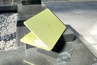 MacBook Neo in Citrus