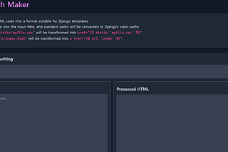 Django Path Maker: A Tool I Built to Solve a Common HTML-to-Django Path Conversion Hassle