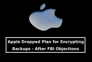 Apple Dropped A Plan Let iPhone Users Have Fully Encrypt Backups On Their Devices Including…