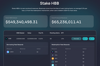 Hubble Protocol — Zero-interest loans with APY on your collateral.