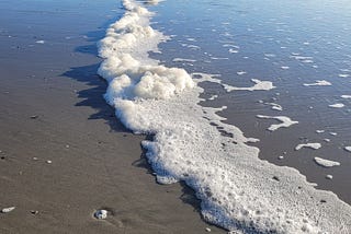QUANTUM FROTH

Might foam upon some quantum beach