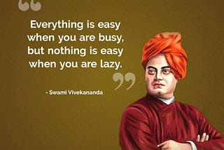 When you are busy everything is easy..