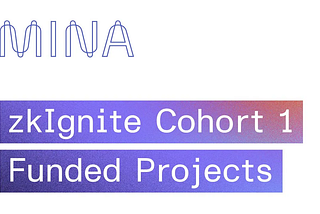 zkIgnite Cohort 1 지원 프로젝트 개요 | Cohort 2 & 3 예고!