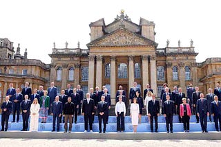 European Political Community Meeting in England With 45 Heads of States