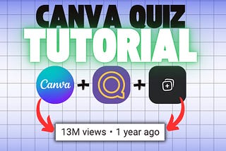 How to Make 100s of Quiz Videos FAST for YouTube with Canva + AI