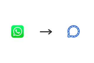 Switch to signal and dump Whatsapp