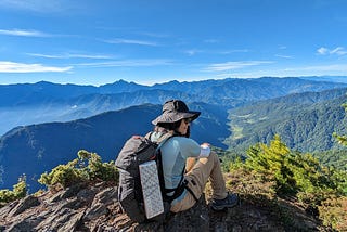 登山／第一次單攻就選桃山！凌晨2點摸黑直到太陽出現