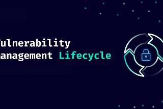 Vulnerability Management Lifecycle