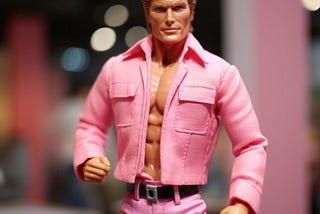 David Hasselhof as a Ken doll