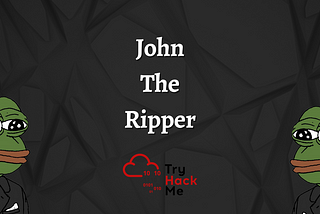 THM John The Ripper