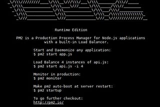 Install PM2 and run for your application