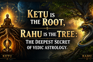 The Hidden Roots of Destiny: Ketu Beneath the Soil, Rahu Above The Eternal Tree of Life in Vedic…
