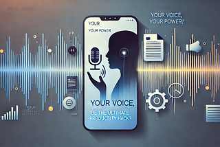 Could Your Voice Be the Ultimate Productivity Hack?
