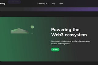 Nody: A web infrastructure solution in decentralized Finance