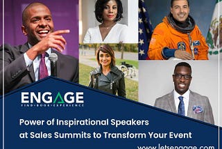 Power of Inspirational Speakers at Sales Summits to Transform Your Event