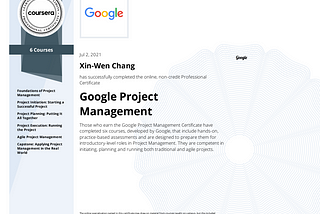 10天的PM課程之旅—Google Project Management: Professional Certificate