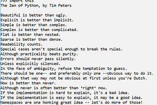 The Origins & Zen of Python