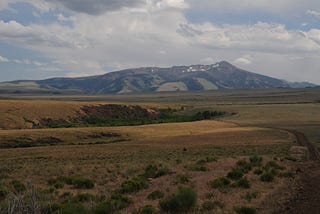 mountain and open space in Nevada