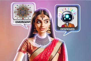 An AI generated image of a techie reacting to AI news