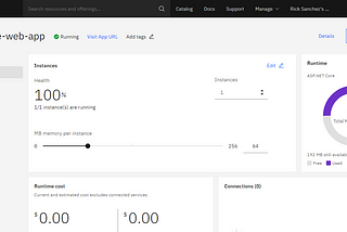 Deploy an ASP.NET Core Web App to IBM Cloud Foundry