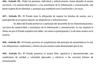 El derecho a la conectividad digital en la Nueva Constitución Chile  : no solo más derechos…