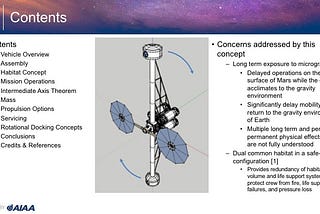 2020 — An Artificial Gravity Concept for the Mars Transit Vehicle