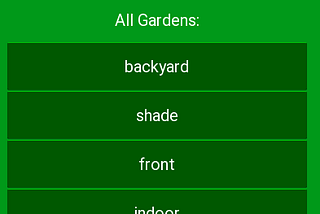 Gardening App & GitHub Repositories