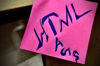 Start learning html with these 42 tags