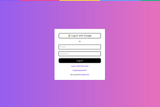 Figma Login page with react-hook-form and tailwind