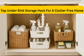 Top Under-Sink Storage Hacks for a Clutter-Free Home