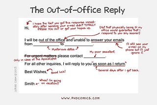 (Never) Out of Office