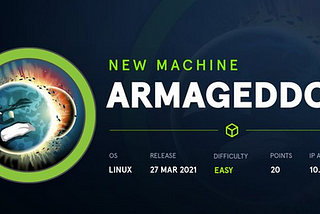 Writeup — HackTheBox — “Armageddon”