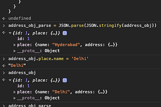 Ways to assign Arrays or Objects to other variables.