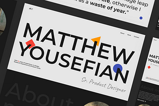 Matthew’s Portfolio Website