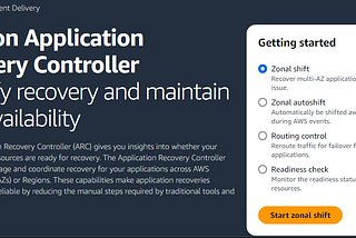 Story 12 : All about AWS ARC zonal shift