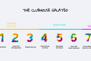 Clubhouse App, the Unofficial Galateo