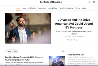 My Side of the Aisle is Moving to Substack