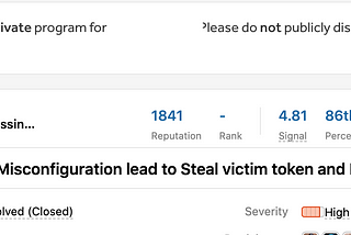 Cors Misconfiguration : Steal victim token and PII leads to ATO