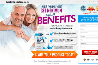 Alpha State Male Enhancement Reviews: Pills SHOCKING! Don’t Buy!