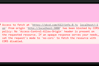 You’re Gonna Need a Bigger App: How I Fixed the Access-Control-Allow-Origin Header Error