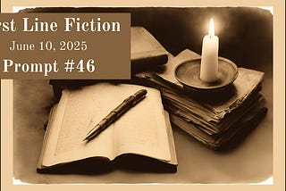 First Line Fiction Prompt 46, June 10, 2025