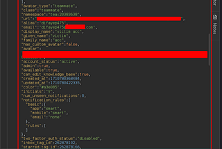 User information disclosure via message reactions