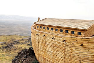 A man once built an Ark where there was no water.