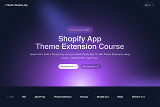 Shopify app development course