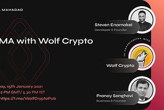 MahaDAO AMA with Wolf Crypto