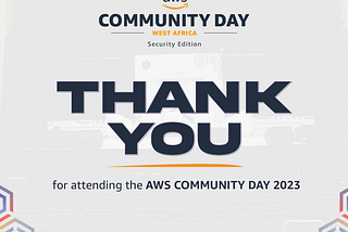 AWS Community Day West African Event 2023 Report