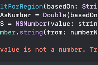 How to deal with different Region’s number formats in Swift