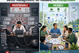 Career Management Is Not About Being Indispensable — It Is About Being Valuable